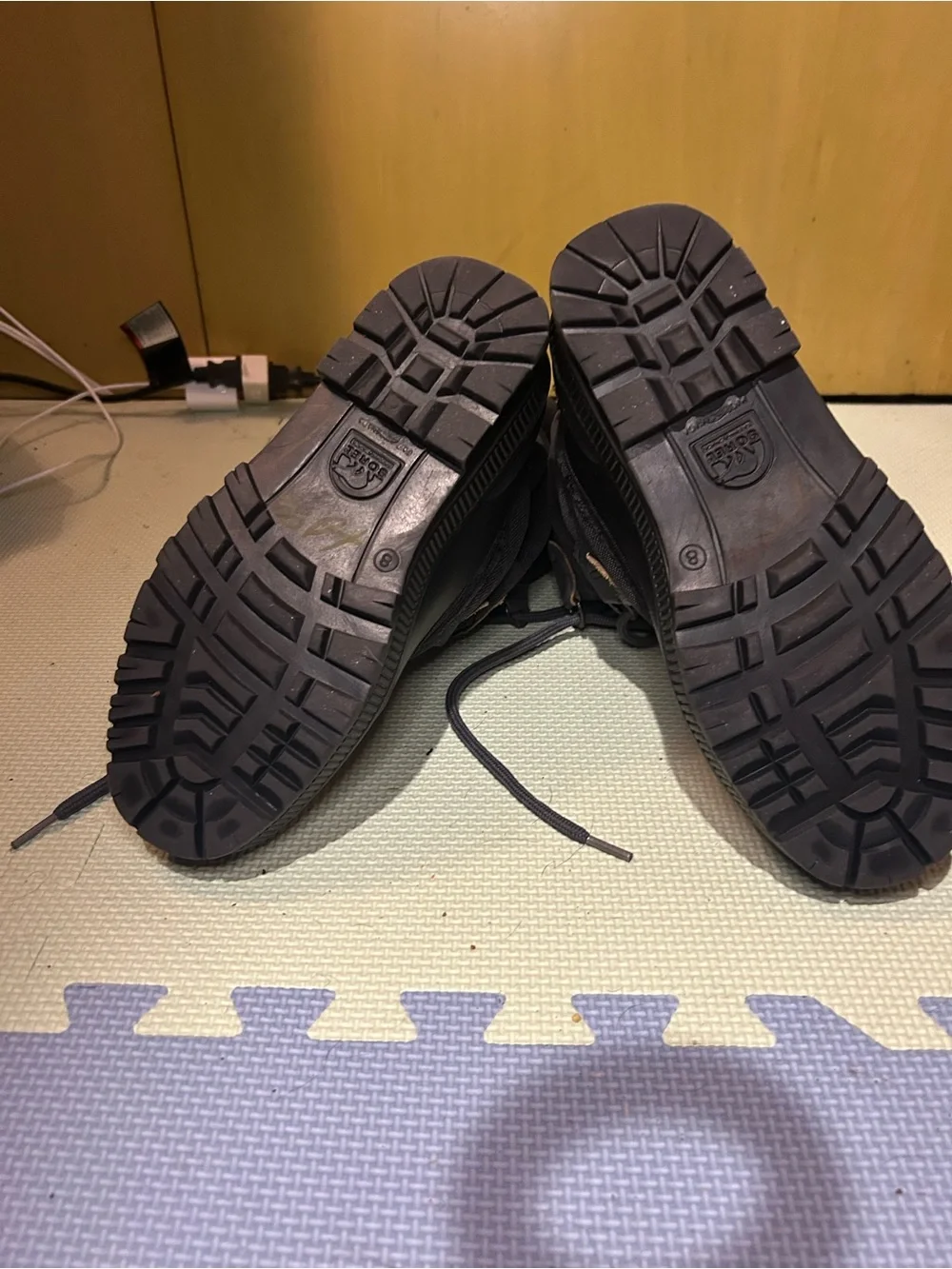 Vintage Women’s Black Sorel Kaufman Canada Lace-Up Winter Boots Size 8
